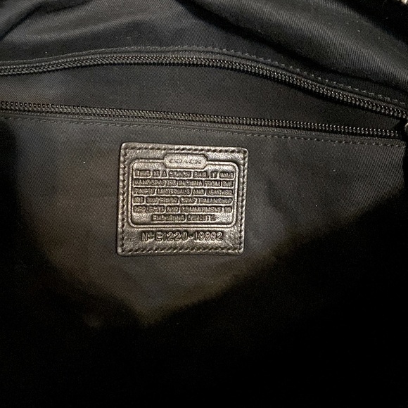 Coach vintage black shoulder bag
